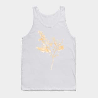 Orange Watercolour Tree Tank Top